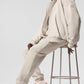 Select Hooded Bomber Zip Jacket — Bone