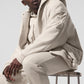 Select Hooded Bomber Zip Jacket — Bone