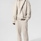 Select Hooded Bomber Zip Jacket — Bone