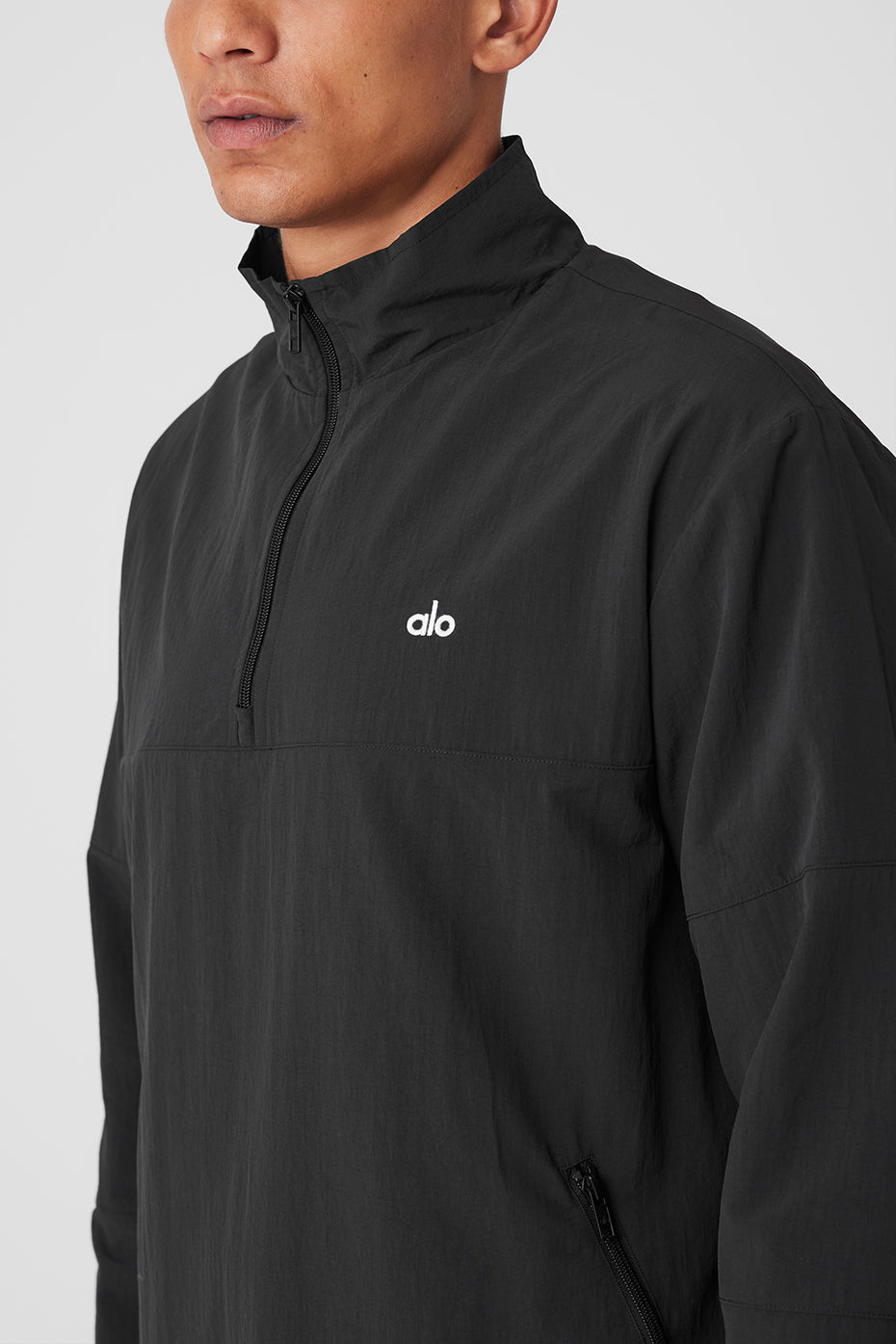 Takeaway Track Crew Sweatshirt — Black