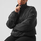 Latitude Light Weight 1/2 Zip Crew Sweatshirt Zip Jacket — Black