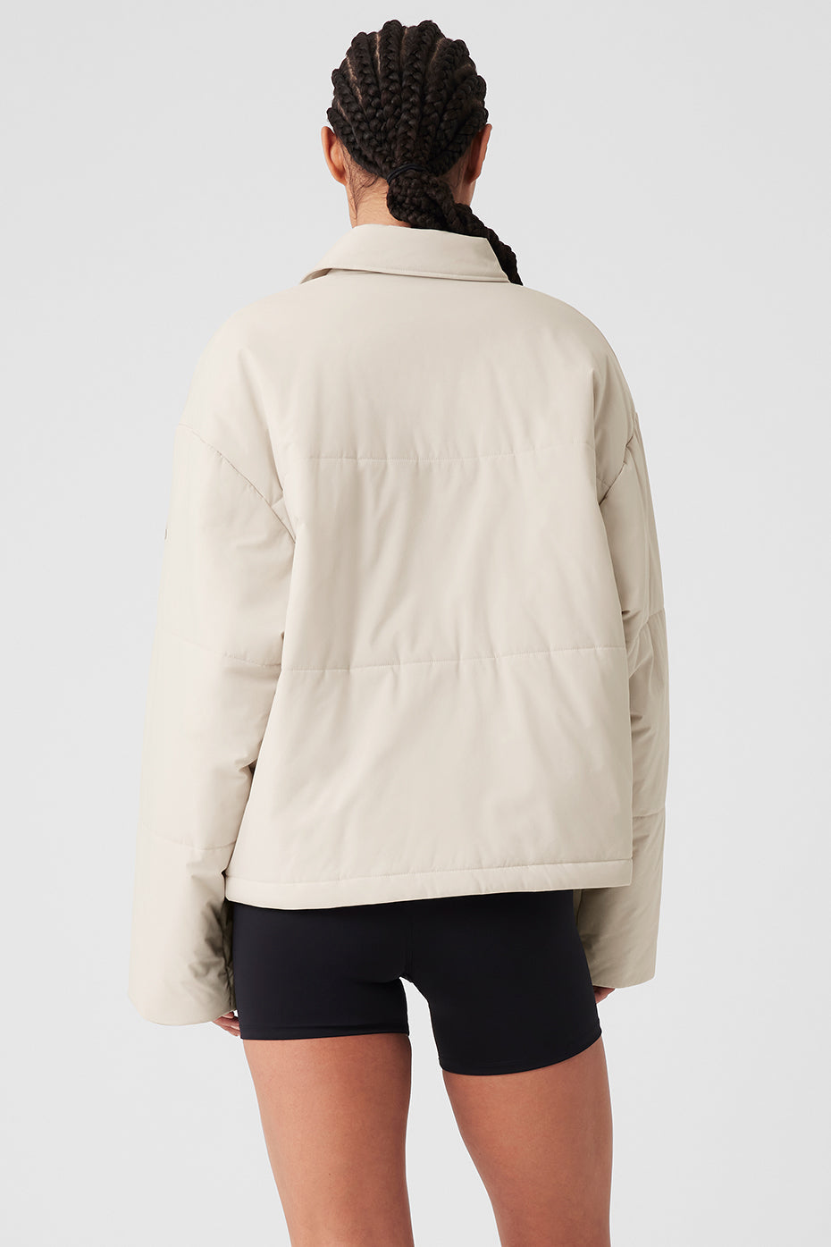 Voyage Utility Cargo Zip Jacket — Bone