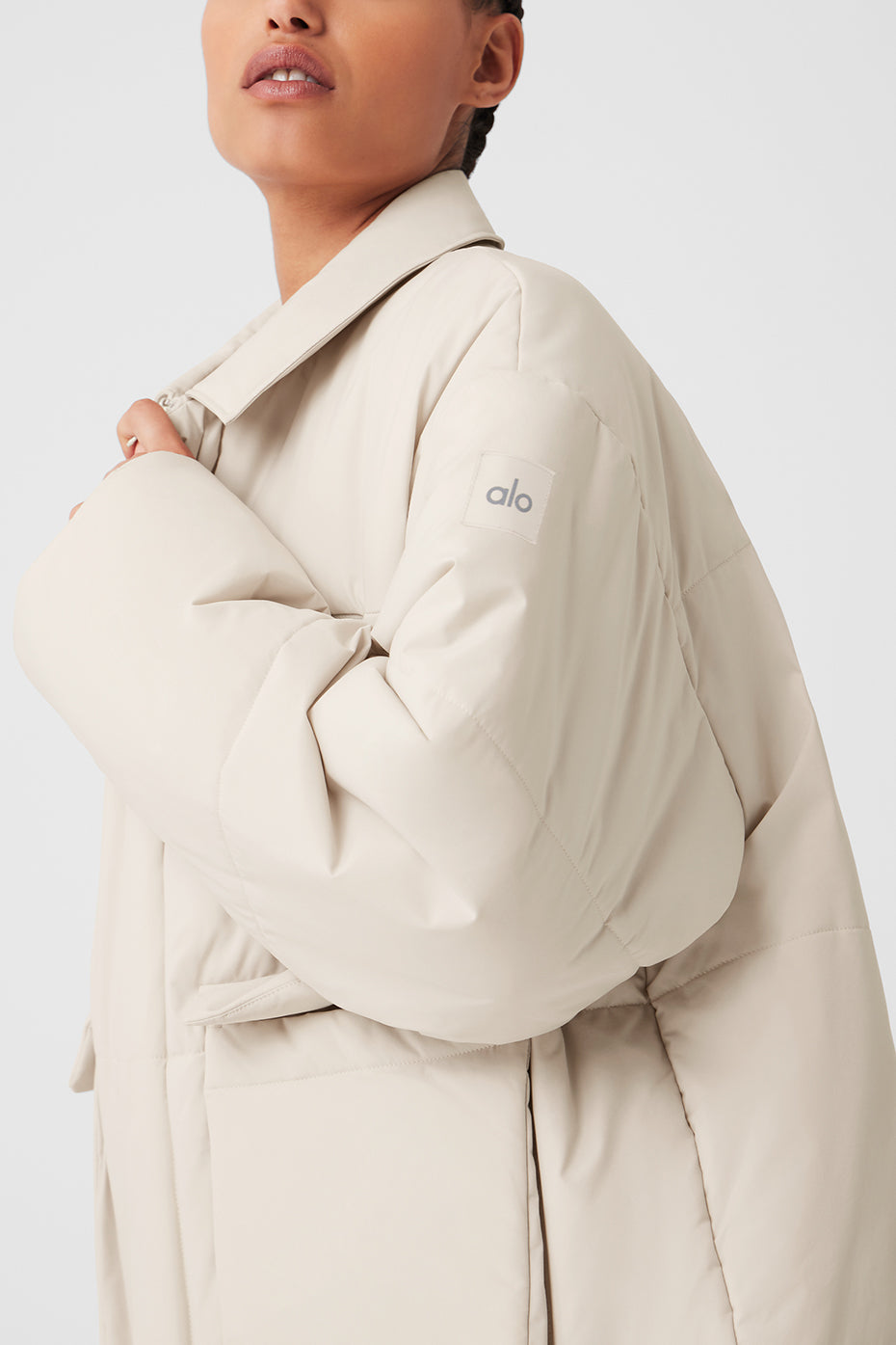 Voyage Utility Cargo Zip Jacket — Bone