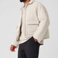 Voyage Utility Cargo Zip Jacket — Bone
