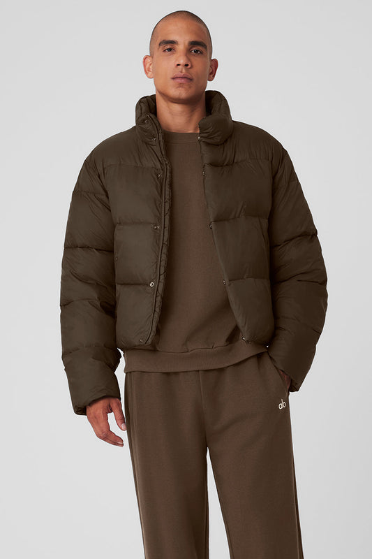 Platinum Puffer — Espresso