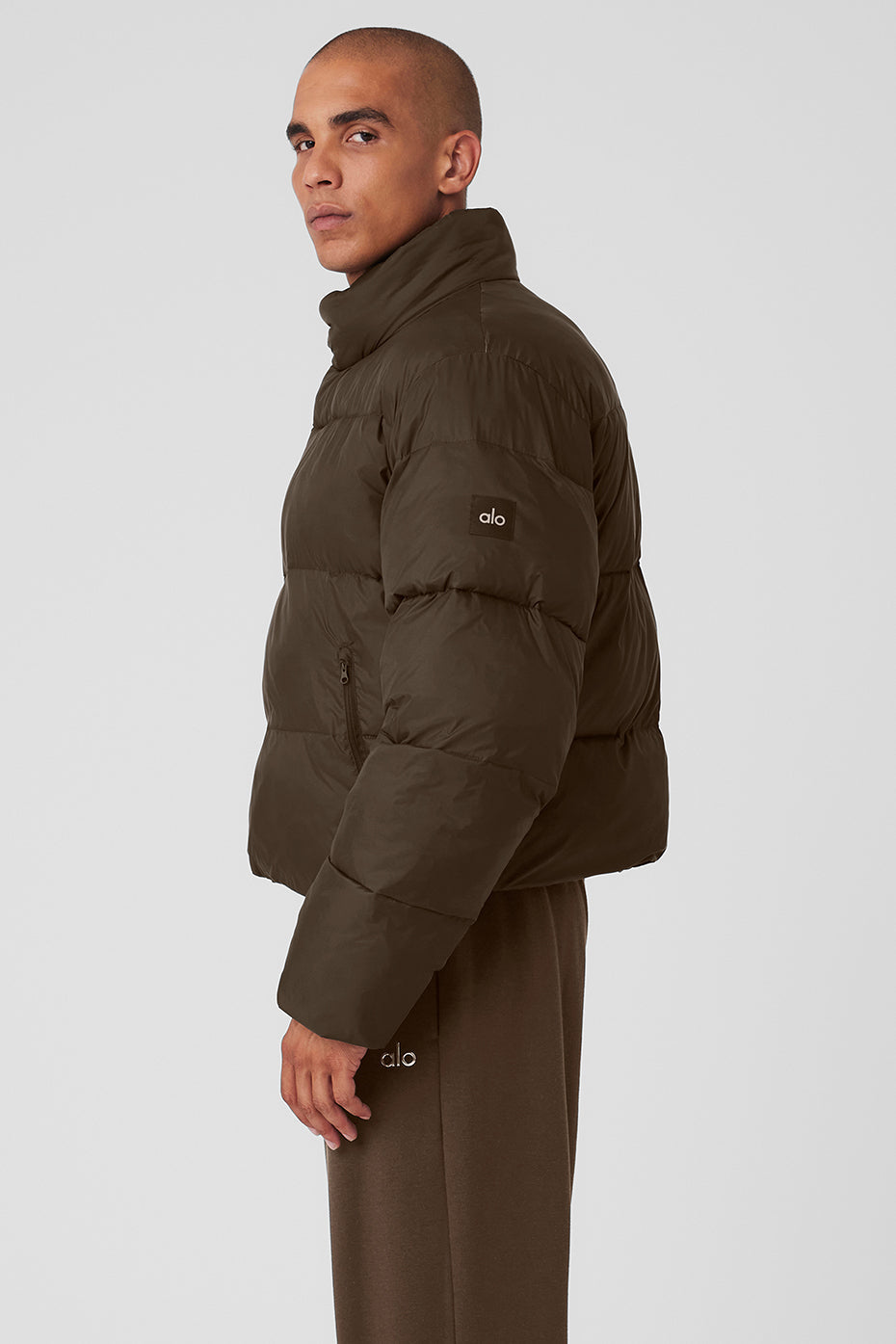 Platinum Puffer — Espresso