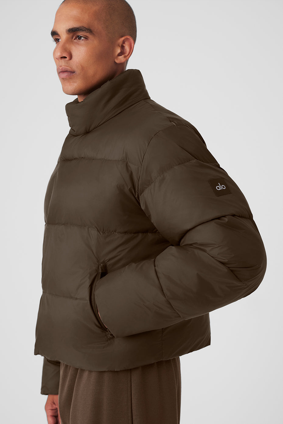 Platinum Puffer — Espresso