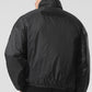 Latitude Light Weight 1/2 Zip Crew Sweatshirt Zip Jacket — Black