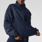 Latitude Light Weight 1/2 Zip Crew Sweatshirt Zip Jacket — Navy