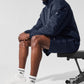 Latitude Light Weight 1/2 Zip Crew Sweatshirt Zip Jacket — Navy