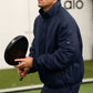 Latitude Light Weight 1/2 Zip Crew Sweatshirt Zip Jacket — Navy