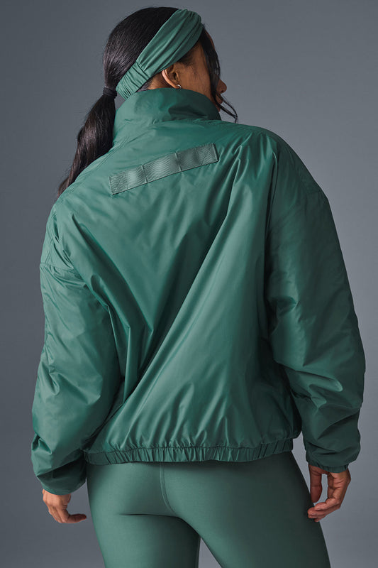 Latitude Light Weight 1/2 Zip Crew Sweatshirt Zip Jacket — Winter Ivy