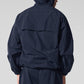 Vantage Nylon Ripstop Track Zip Jacket — Navy