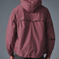 Vantage Nylon Ripstop Track Zip Jacket — Burgundy Truffle