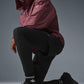 Vantage Nylon Ripstop Track Zip Jacket — Burgundy Truffle