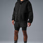 Technical Form Cargo Zip Jacket — Black