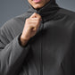 Stretch Woven Notable Zip Jacket — Anthracite