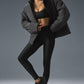 Stretch Woven Notable Zip Jacket — Anthracite
