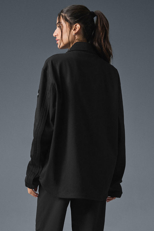 Edition Sueded Zip Jacket — Black