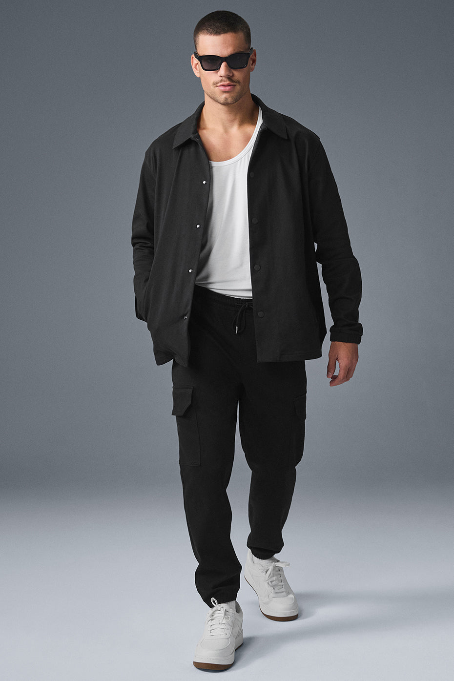 Edition Sueded Zip Jacket — Black