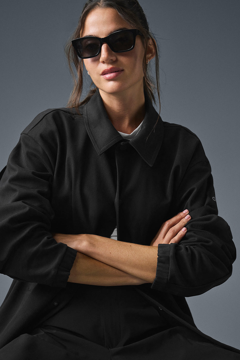 Edition Sueded Zip Jacket — Black