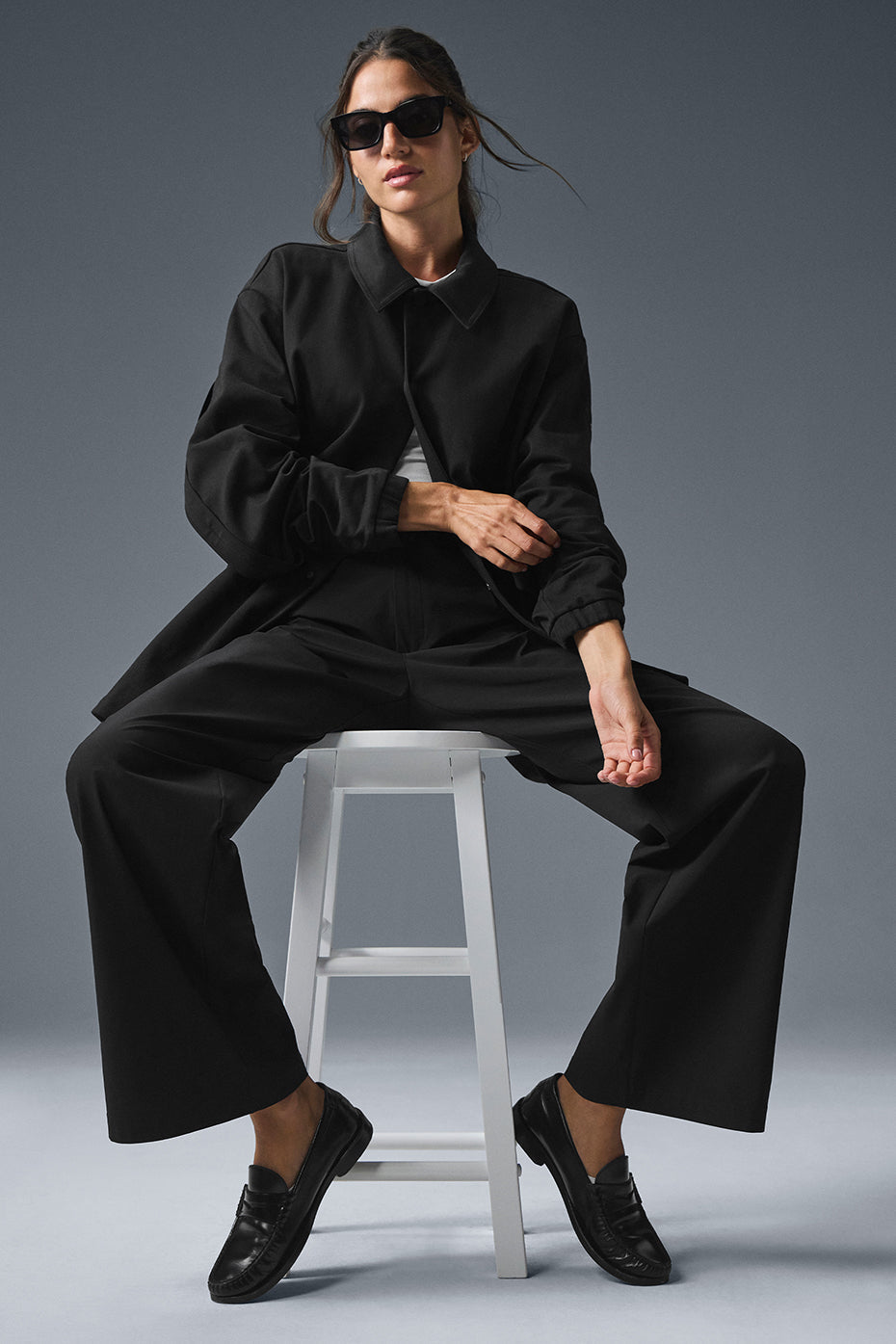 Edition Sueded Zip Jacket — Black