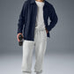Edition Sueded Zip Jacket — Navy