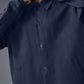 Edition Sueded Zip Jacket — Navy