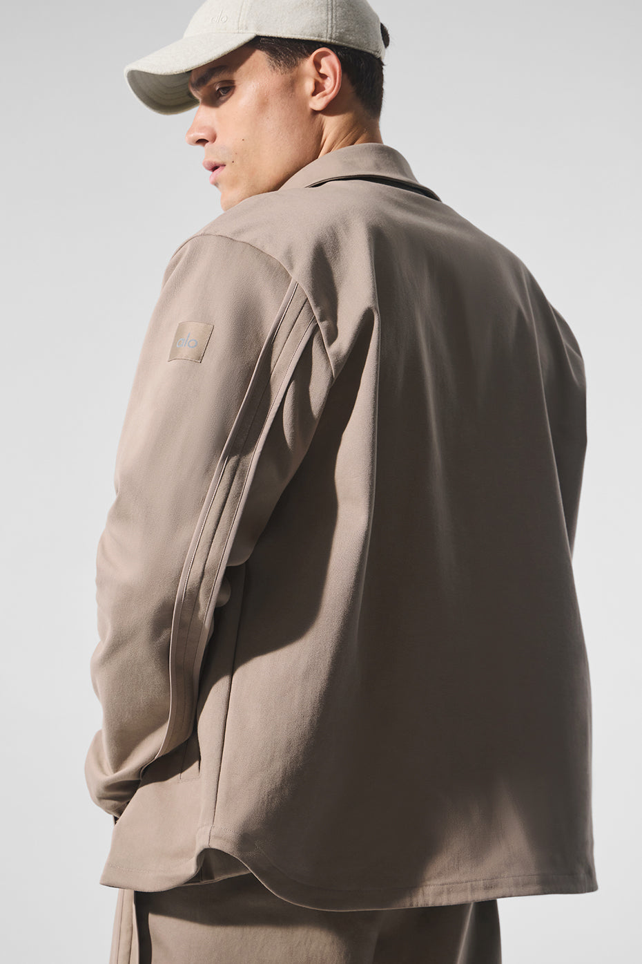 Edition Sueded Zip Jacket — Gravel