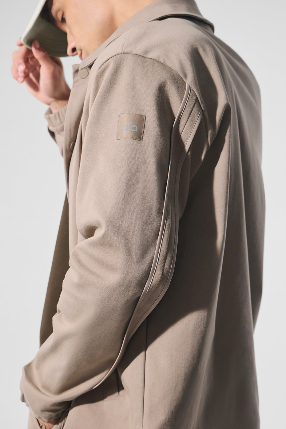 Edition Sueded Zip Jacket — Gravel