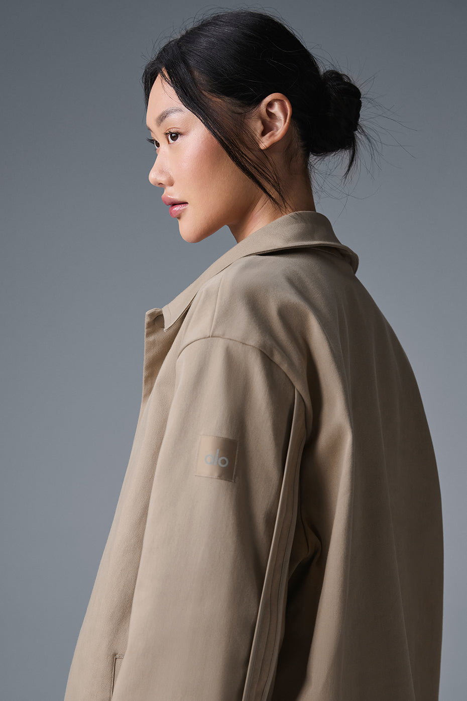 Edition Sueded Zip Jacket — Gravel