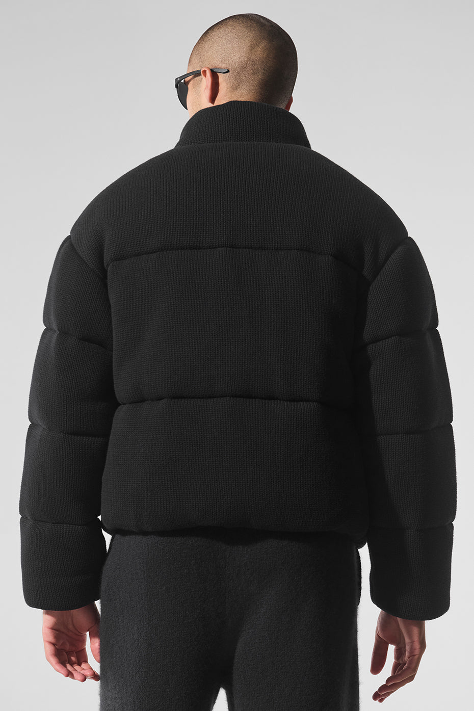Stage Sweater Puffer — Black