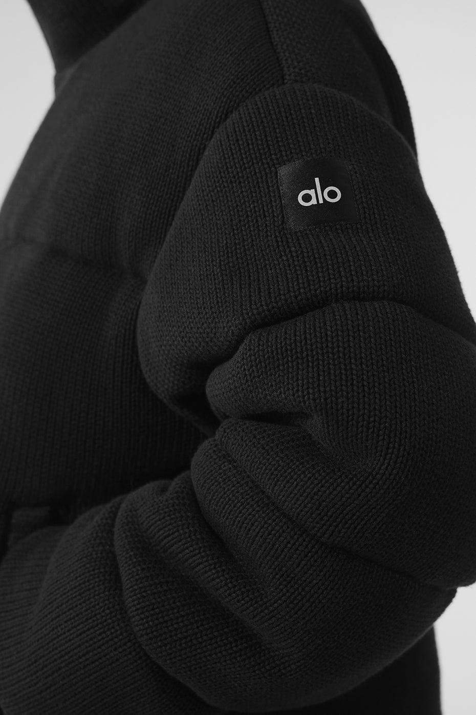 Stage Sweater Puffer — Black