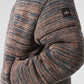 Stage Sweater Puffer — Brown Multi