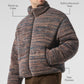 Stage Sweater Puffer — Brown Multi