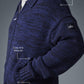 Heritage Full Zip Sweater — Navy Multi