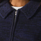 Heritage Full Zip Sweater — Navy Multi