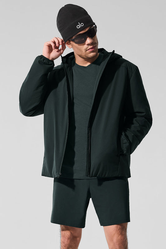 Elemental Full — Zip Zip Jacket — Charcoal Green