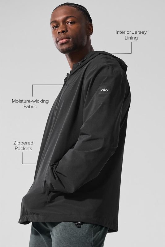 Performance On — The — Go Zip Jacket — Black