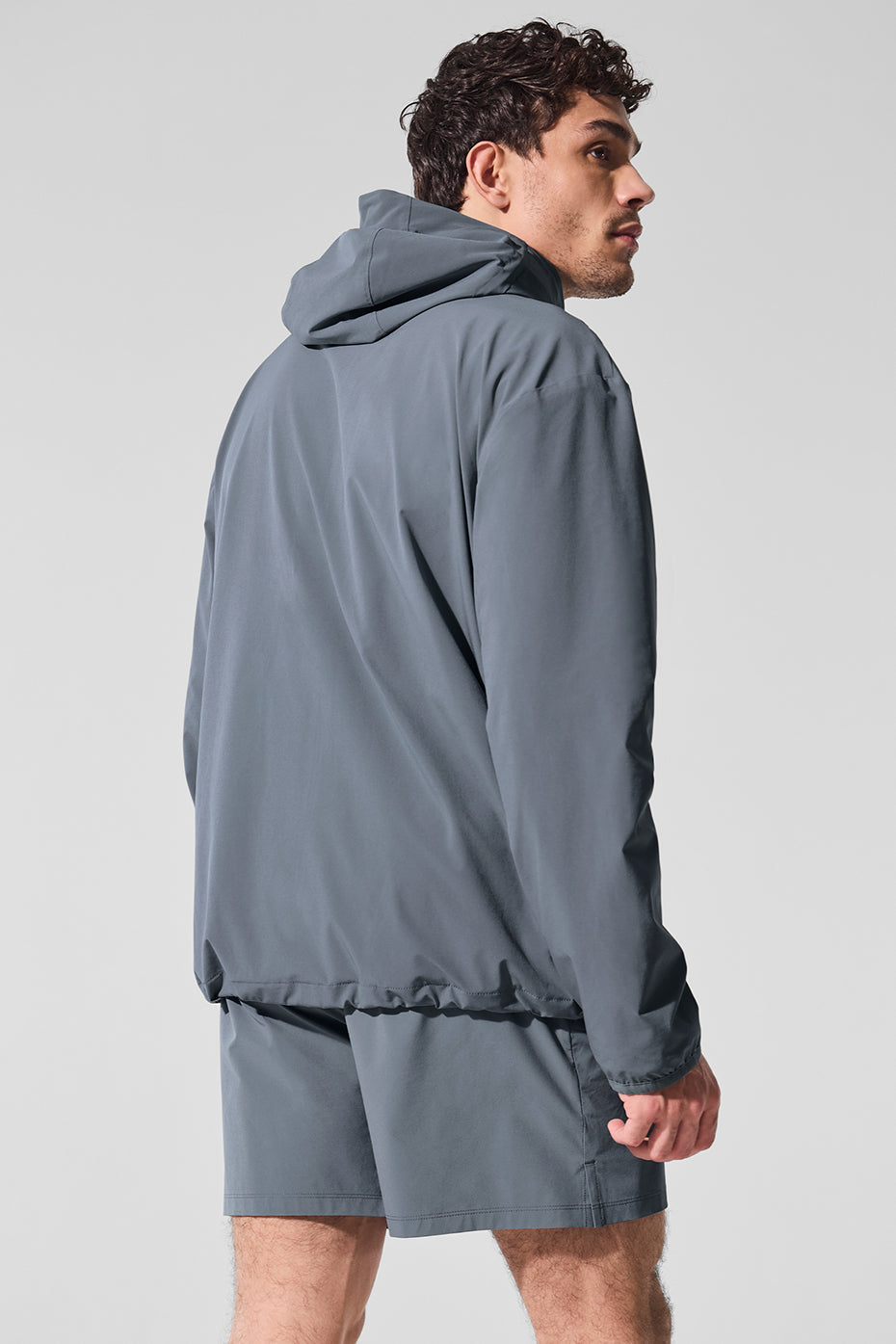Performance On — The — Go Zip Jacket — Steel Grey