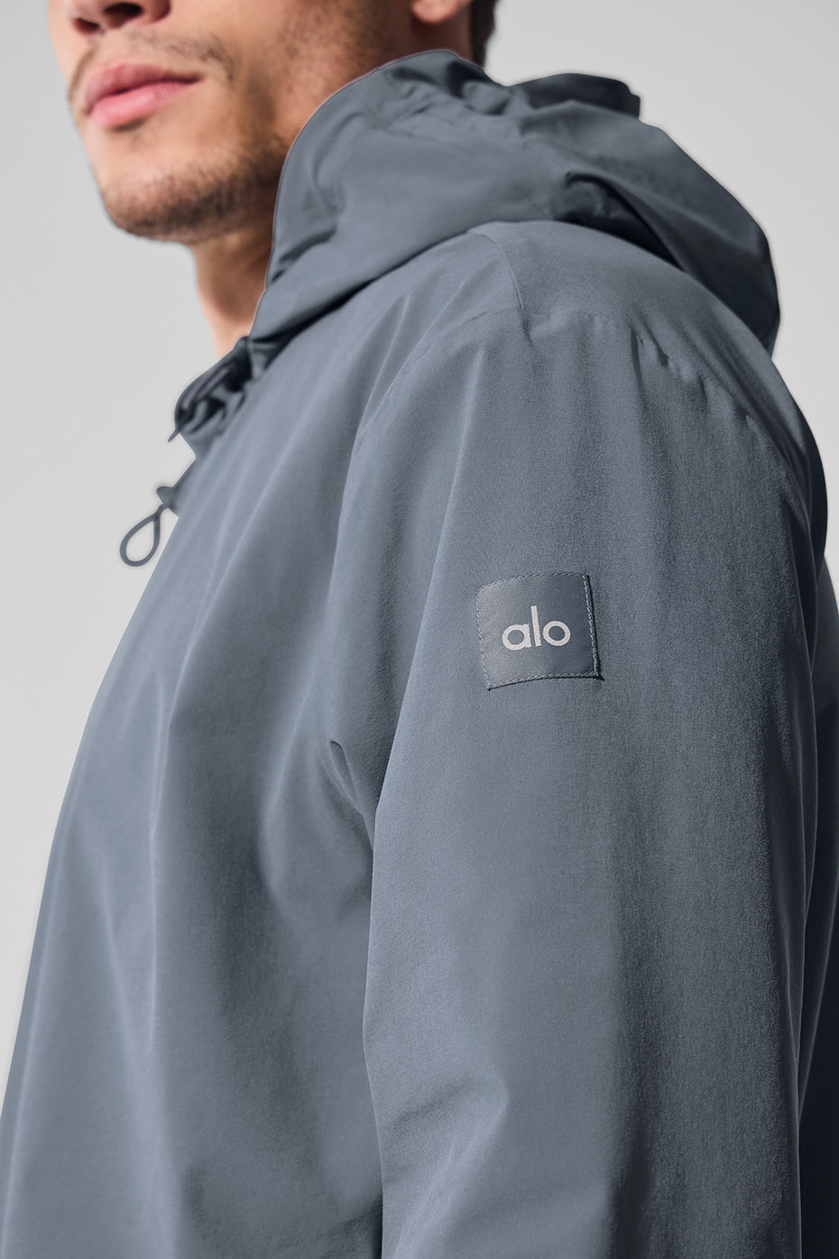 Performance On — The — Go Zip Jacket — Steel Grey
