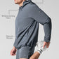 Performance On — The — Go Zip Jacket — Steel Grey