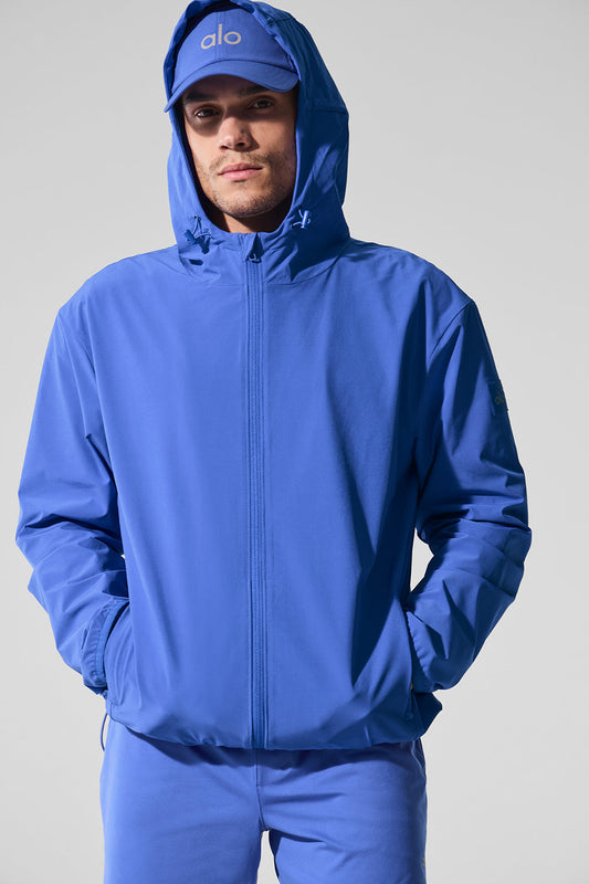 Performance On — The — Go Zip Jacket — Marathon Blue