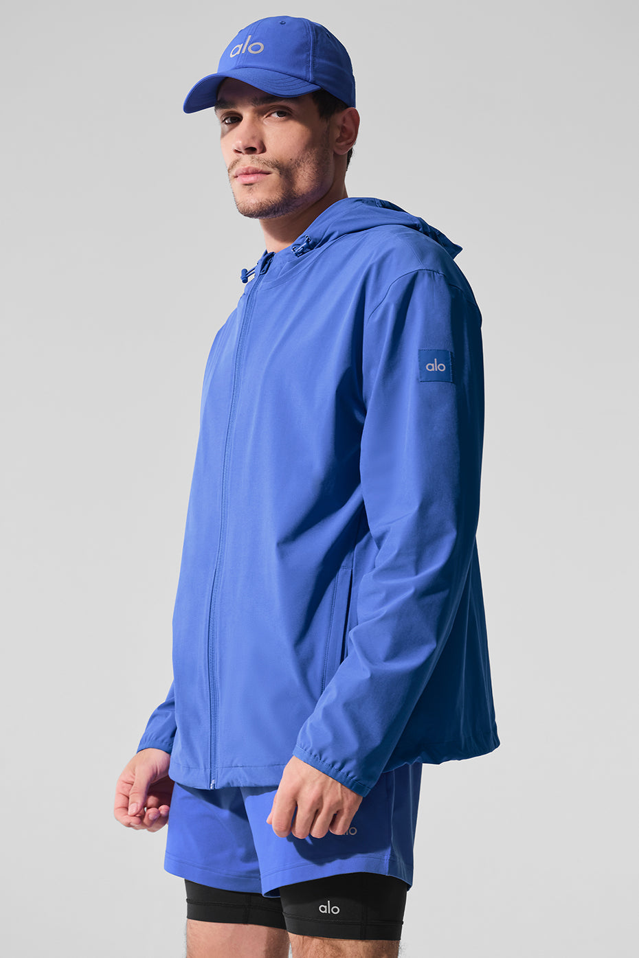 Performance On — The — Go Zip Jacket — Marathon Blue