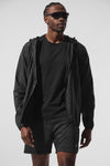 Game Time Ripstop Zip Jacket — Black