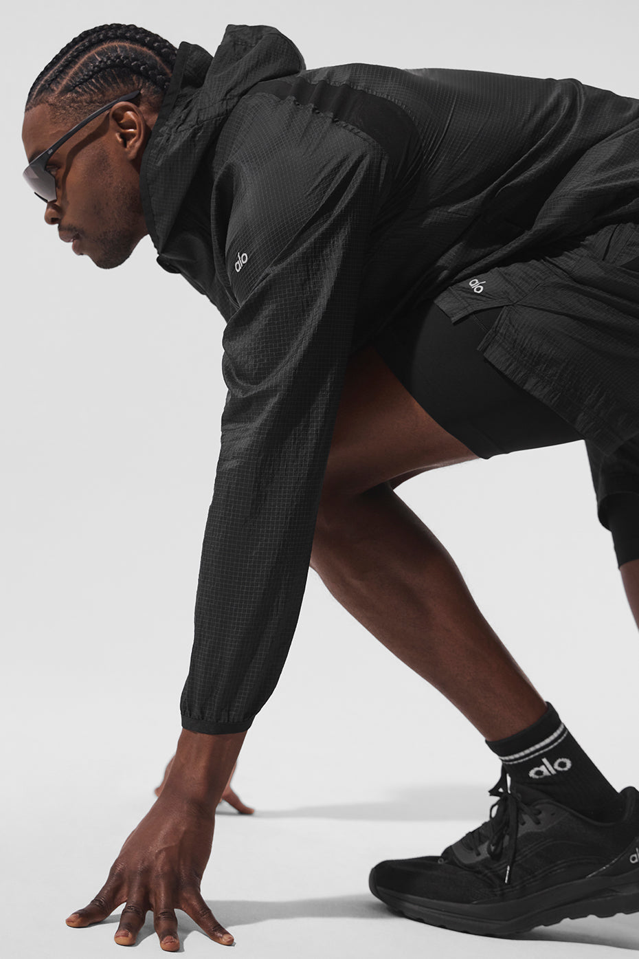 Game Time Ripstop Zip Jacket — Black