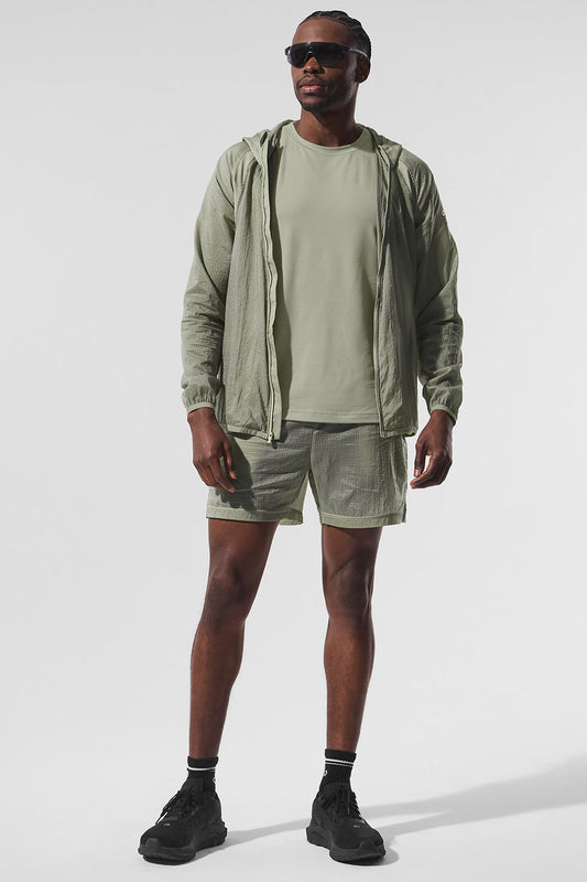 Game Time Ripstop Zip Jacket — Limestone