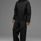Alpha Shell Zip Jacket — Black