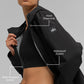 Alpha Shell Zip Jacket — Black