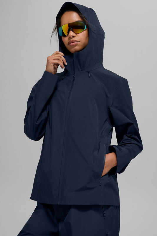 Alpha Shell Zip Jacket — Navy